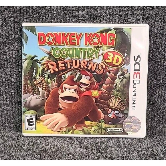 3DS Donkey Kong Country Returns 3D (3DS, 2013) Game Videogame Nintendo 3DS - Picture 1 of 5